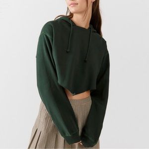 Urban Outfitters Tide Cropped Hoodie Sweatshirt